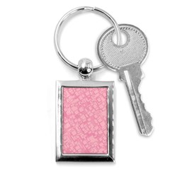 Pink Key Chain (rectangle) by nateshop