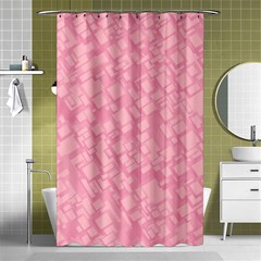 Pink Shower Curtain 48  X 72  (small)  by nateshop