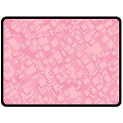 Pink Double Sided Fleece Blanket (large)  by nateshop