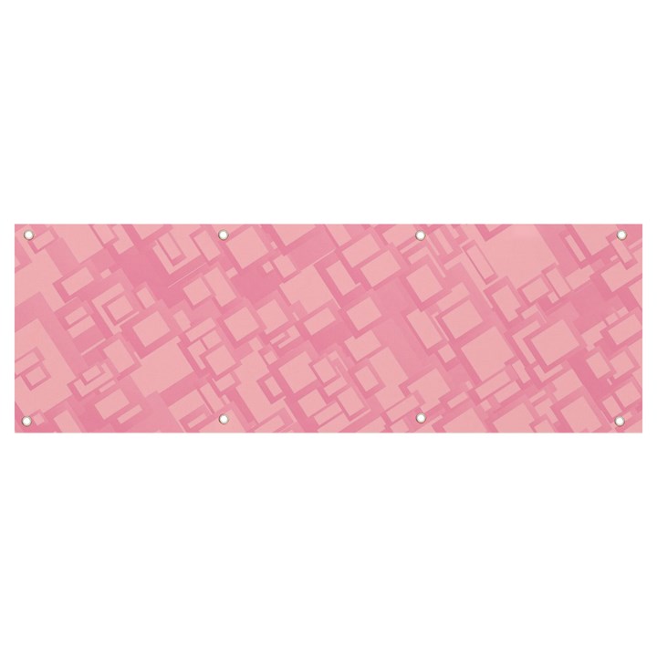 Pink Banner and Sign 9  x 3 