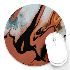 Paint Round Mousepads by nateshop