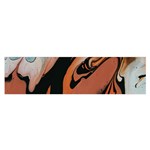 Paint Oblong Satin Scarf (16  x 60 ) Front