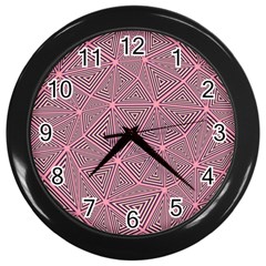 Triangle Wall Clock (black) by nateshop