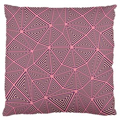 Triangle Large Flano Cushion Case (two Sides) by nateshop