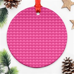 Abstract-pink Love Ornament (round) by nateshop