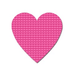 Abstract-pink Love Heart Magnet by nateshop