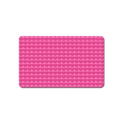 Abstract-pink Love Magnet (name Card) by nateshop