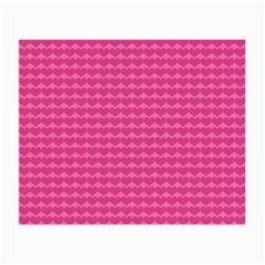 Abstract-pink Love Small Glasses Cloth (2 Sides) by nateshop