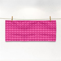 Abstract-pink Love Hand Towel by nateshop