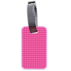 Abstract-pink Love Luggage Tag (two Sides) by nateshop