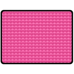 Abstract-pink Love Fleece Blanket (large)  by nateshop