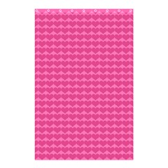 Abstract-pink Love Shower Curtain 48  X 72  (small)  by nateshop