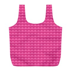 Abstract-pink Love Full Print Recycle Bag (l) by nateshop