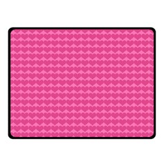 Abstract-pink Love Double Sided Fleece Blanket (small)  by nateshop