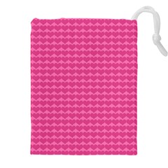 Abstract-pink Love Drawstring Pouch (5xl) by nateshop