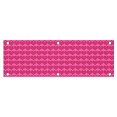 Abstract-pink Love Banner And Sign 6  X 2 