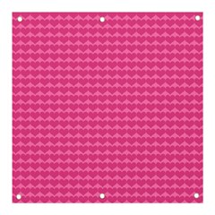 Abstract-pink Love Banner And Sign 3  X 3  by nateshop