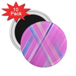 Background Abstrac Pink 2.25  Magnets (10 pack)  Front