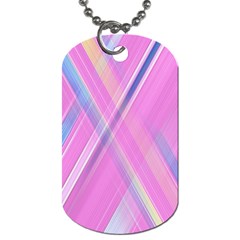 Background Abstrac Pink Dog Tag (two Sides) by nateshop