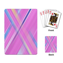 Background Abstrac Pink Playing Cards Single Design (rectangle) by nateshop