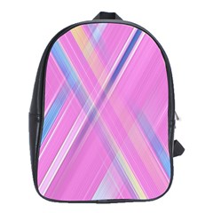 Background Abstrac Pink School Bag (large) by nateshop