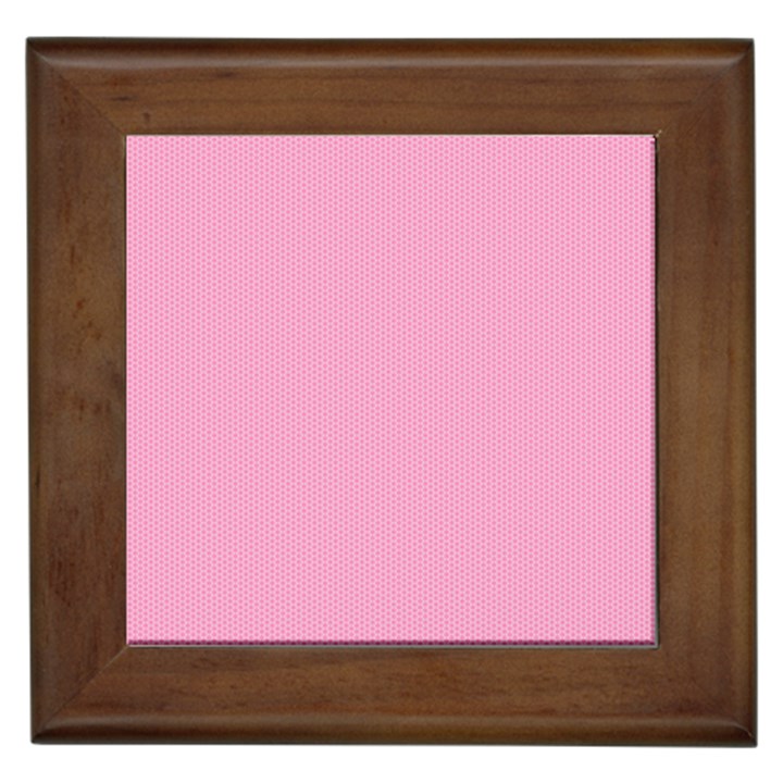 Background Pink Modern Framed Tile