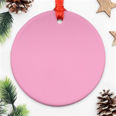 Background Pink Modern Ornament (round) by nateshop