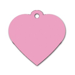 Background Pink Modern Dog Tag Heart (one Side) by nateshop