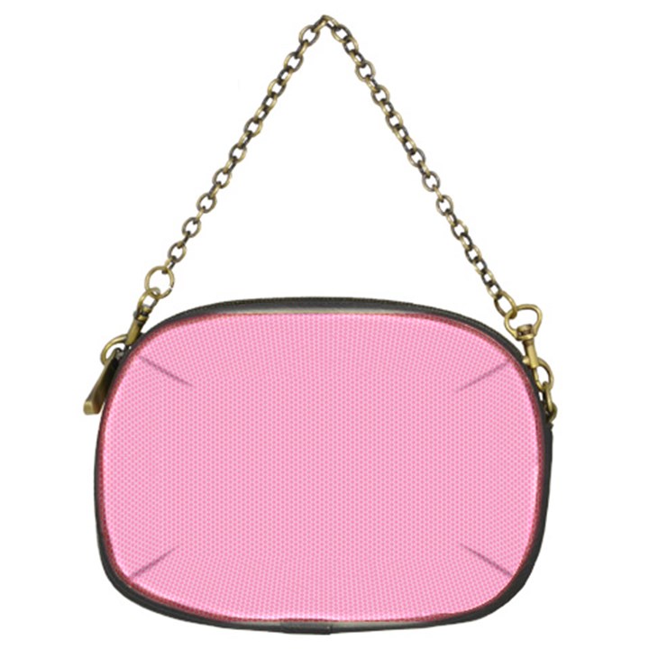 Background Pink Modern Chain Purse (Two Sides)