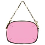 Background Pink Modern Chain Purse (Two Sides) Back