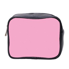 Background Pink Modern Mini Toiletries Bag (two Sides) by nateshop