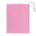 Background Pink Modern Drawstring Pouch (4XL) Front