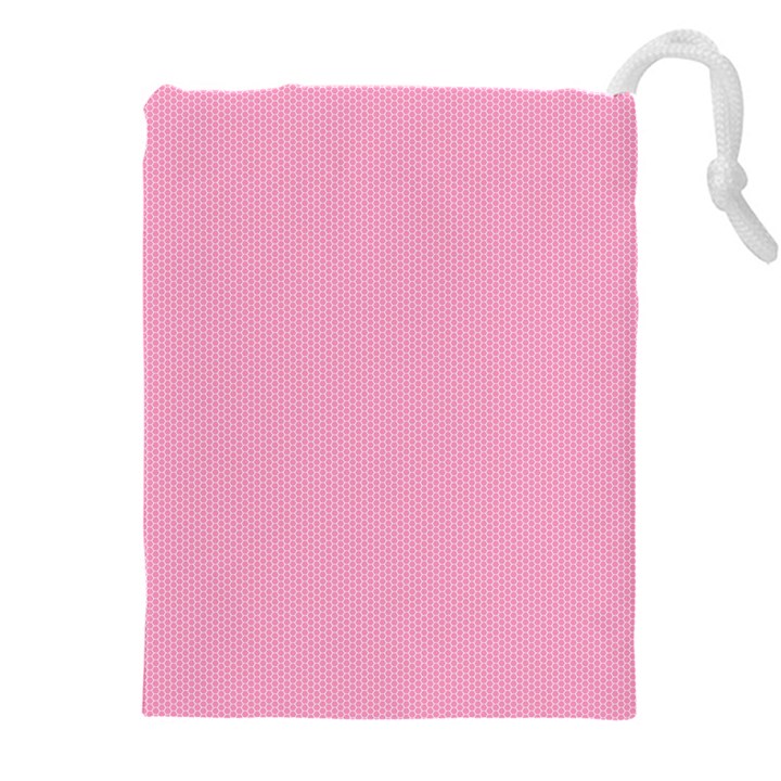 Background Pink Modern Drawstring Pouch (4XL)