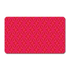 Background Red Motif Magnet (rectangular) by nateshop