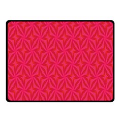 Background Red Motif Fleece Blanket (small) by nateshop