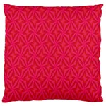 Background Red Motif Large Cushion Case (One Side) Front