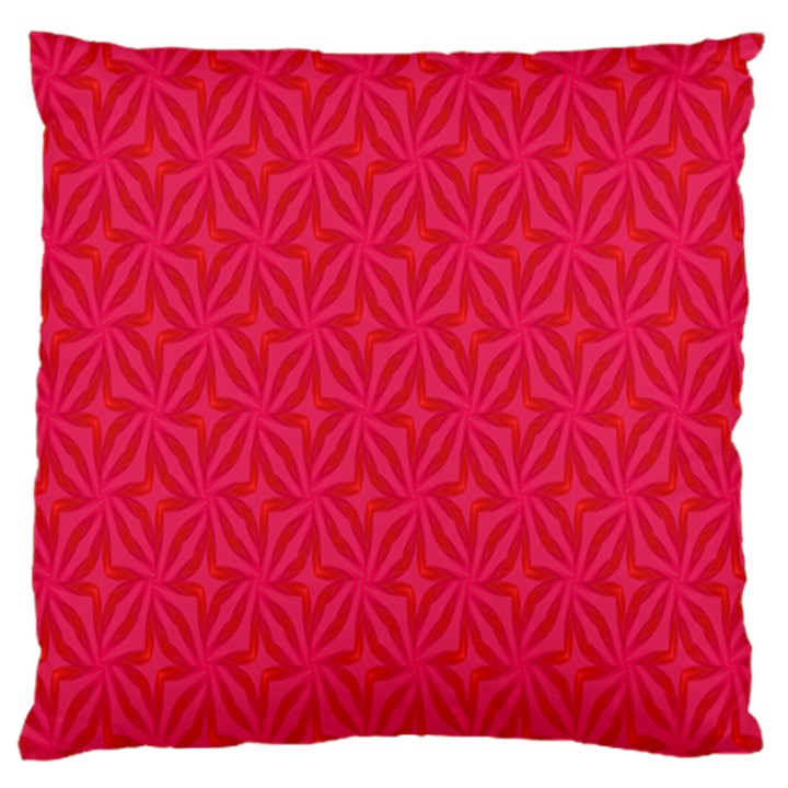 Background Red Motif Large Cushion Case (One Side)