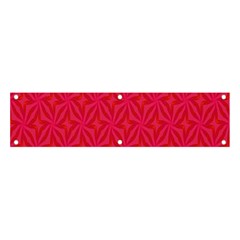 Background Red Motif Banner And Sign 4  X 1 