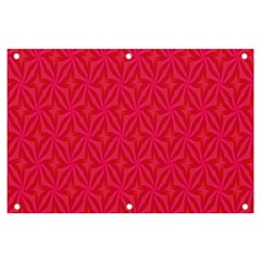 Background Red Motif Banner And Sign 6  X 4 