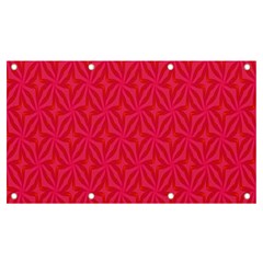 Background Red Motif Banner And Sign 7  X 4  by nateshop