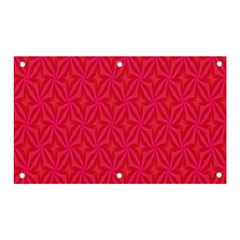 Background Red Motif Banner And Sign 5  X 3 