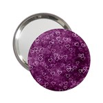 Background Purple Love 2.25  Handbag Mirrors Front