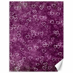 Background Purple Love Canvas 12  X 16  by nateshop