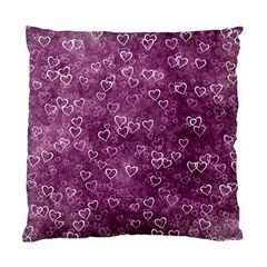 Background Purple Love Standard Cushion Case (two Sides) by nateshop