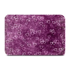 Background Purple Love Plate Mats by nateshop