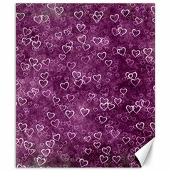 Background Purple Love Canvas 20  X 24  by nateshop