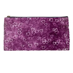 Background Purple Love Pencil Case by nateshop