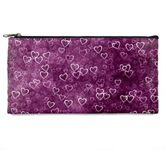 Background Purple Love Pencil Case by nateshop