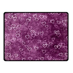 Background Purple Love Fleece Blanket (small) by nateshop