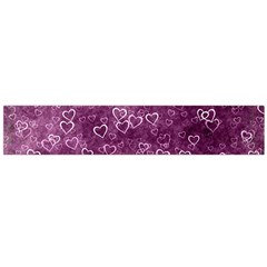 Background Purple Love Large Flano Scarf 